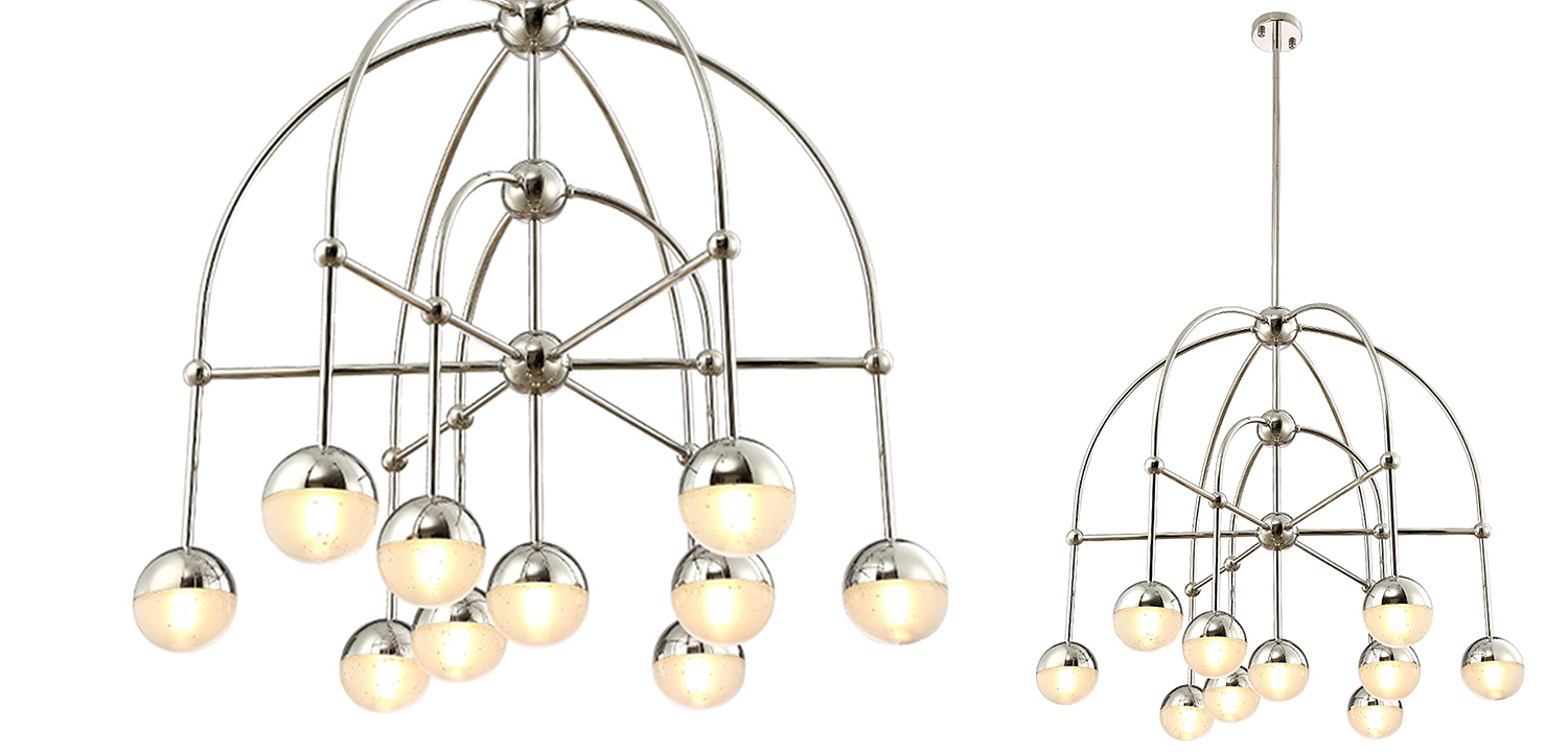 Люстра Heidy Chrome Chandelier 10 Люстра Heidy Chrome Chandelier 10 - Loft-Concept в Кирове