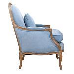 Кресло Ava Classical Armchair light blue velour варинант исполнения - 2 | Loft Concept в Кирове