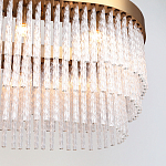 Люстра подвесная овальная со стеклянными трубками Nembus варинант исполнения - 3 | Loft Concept в Кирове