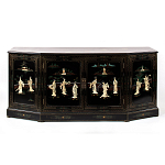 Комод в китайском стиле Chinese Black Chest of Drawers Нидерланды варинант исполнения - 1 | Loft Concept в Кирове