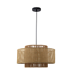 Подвесной светильник с абажуром из плтеного бамбука Light Inside the Cell варинант исполнения - 3 | Loft Concept в Кирове