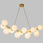 Люстра подвесная с белыми лампами в форме шара Felicitat варинант исполнения - 4 | Loft Concept в Кирове