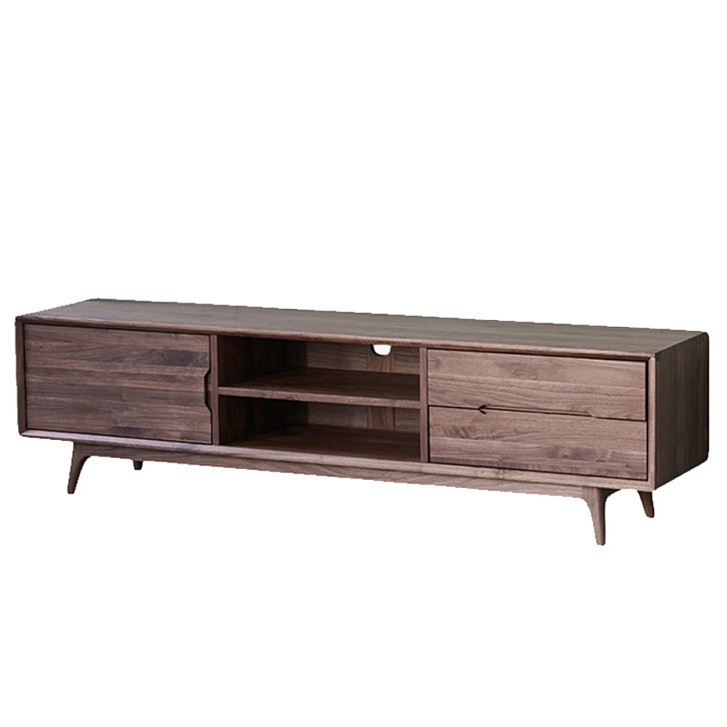 Тумба под телевизориз массива дерева Walnut TV Stand Орех Тумба под телевизориз массива дерева Walnut TV Stand Орех в Кирове | Loft Concept