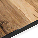 Стол обеденный раздвижной с прямоугольной столешницей на четырех черных ножках Blair варинант исполнения - 7 | Loft Concept в Кирове