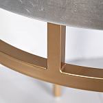 Столик журнальный серебристый с круглой столешницей Showing Refinement варинант исполнения - 2 | Loft Concept в Кирове