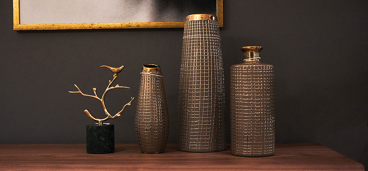 Ваза Golden mesh 25 - Loft-Concept в Кирове