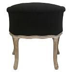 Кресло низкое в стиле прованс Louis French Armchair black flax варинант исполнения - 2 | Loft Concept в Кирове