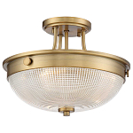 Потолочный светильник со стеклянным плафоном в виде купола Quoizel варинант исполнения - 13 | Loft Concept в Кирове