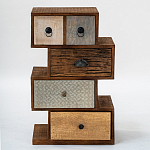 Тумба необычной формы с выдвижными ящиками Shift варинант исполнения - 2 | Loft Concept в Кирове