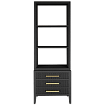 Этажерка Primo с ящиками шпон Черный дуб варинант исполнения - 1 | Loft Concept в Кирове