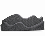 Дизайнерский модульный диван волнистой формы с цветным принтом Poltronova Superonda Sofa варинант исполнения - 15 | Loft Concept в Кирове