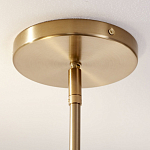 Люстра круглая с 2-мя металлическими абажурами Andromeda варинант исполнения - 5 | Loft Concept в Кирове