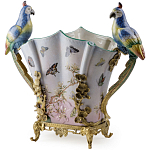 Ваза фарфоровая с попугаями Ferra варинант исполнения - 4 | Loft Concept в Кирове