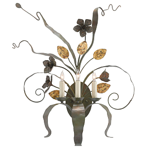 Бра с цветами и листьями Paradise Bush