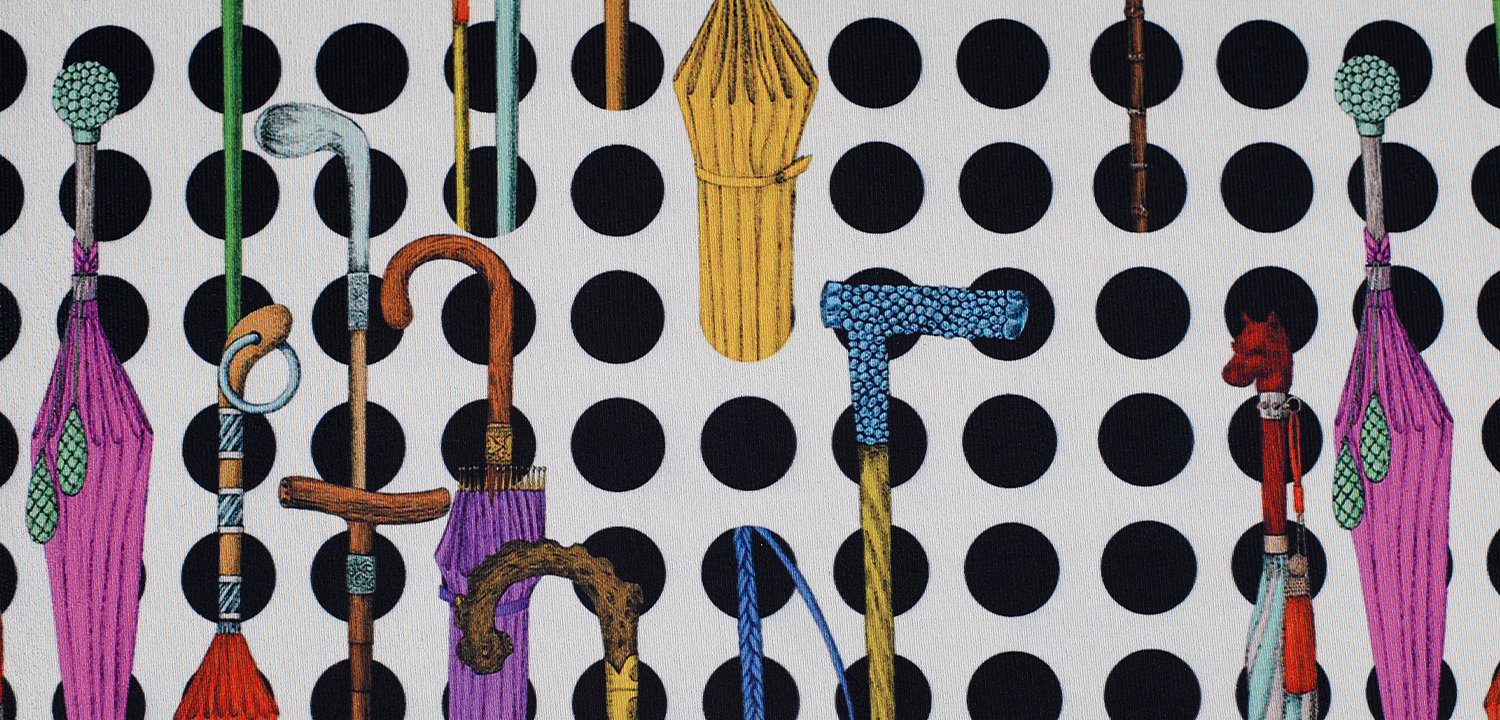 Ковер Umbrellas And Canes Fornasetti Rug Ковер Umbrellas And Canes Fornasetti Rug - Loft-Concept в Кирове