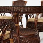 Комплект обеденный из ротанга Eloise grand варинант исполнения - 13 | Loft Concept в Кирове