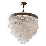 Люстра со стеклянными подвесками в виде круглых бусин Waterfall of Light варинант исполнения - 1 | Loft Concept в Кирове