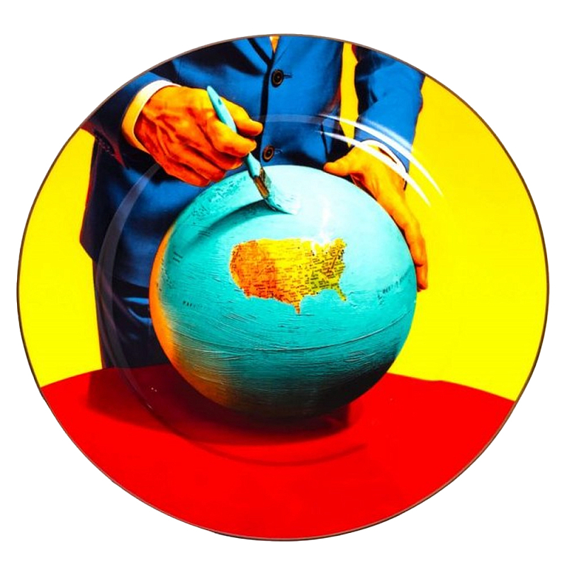 Тарелка Seletti Globe Мульти Тарелка Seletti Globe Мульти в Кирове | Loft Concept