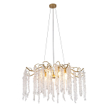 Люстра c подвесками из прозрачного хрусталя Диаметр 85 см FAIRYTREE Light варинант исполнения - 1 | Loft Concept в Кирове