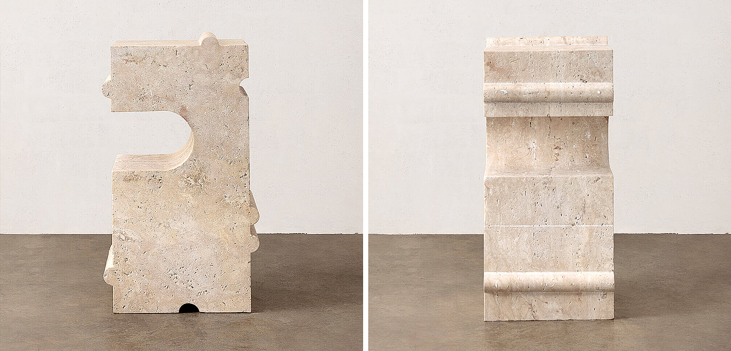 Приставной стол Hume Stone Side Table дизайн Kelly Wearstler Приставной стол Hume Stone Side Table дизайн Kelly Wearstler - Loft-Concept в Кирове