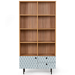 Широкий стеллаж с принтом Elise Rack варинант исполнения - 14 | Loft Concept в Кирове