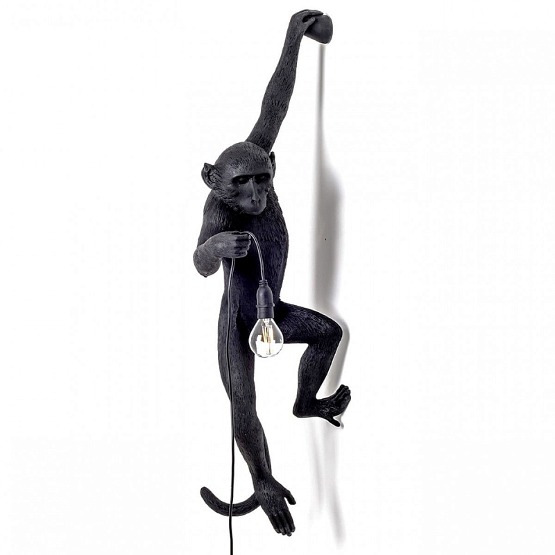 БРА SELETTI MONKEY LAMP HANGING VERSION Black Черный БРА SELETTI MONKEY LAMP HANGING VERSION Black Черный в Кирове | Loft Concept