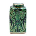 Ваза с малахитовым узором MALACHITE варинант исполнения - 1 | Loft Concept в Кирове