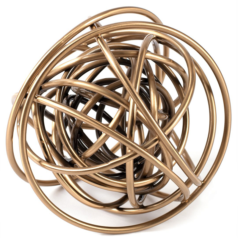 Аксессуар Knot Sculpture Серебряный Золотой Аксессуар Knot Sculpture Серебряный Золотой в Кирове | Loft Concept