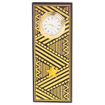 Часы подарочные настольные в виде погона Генерала из натурального камня Змеевик Gold Military Clock варинант исполнения - 4 | Loft Concept в Кирове