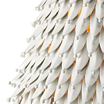 Подвесной светильник белый металлический в форме колокола White Natural Lines варинант исполнения - 1 | Loft Concept в Кирове