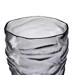 Ваза стеклянная фактурная Crumpled Vase 25,3 см варинант исполнения - 2 | Loft Concept в Кирове