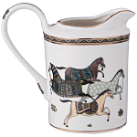 Чайный сервиз из фарфора с изображением лошадей на 6 персон 15 предметов Porcelain Horse Set  варинант исполнения - 5 | Loft Concept в Кирове