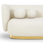 Диван с обивкой букле Ambrose Soft Boucle Sofa варинант исполнения - 4 | Loft Concept в Кирове
