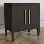 Тумбочка Primo с дверцами шпон темный орех варинант исполнения - 3 | Loft Concept в Кирове