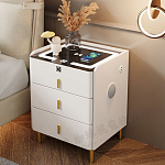 Умная прикроватная тумбочка c зарядкой для телефона Smart Furniture варинант исполнения - 1 | Loft Concept в Кирове