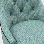 Мебельная ткань Шенилл бирюзовый цвет 142 см T4-61 варинант исполнения - 7 | Loft Concept в Кирове