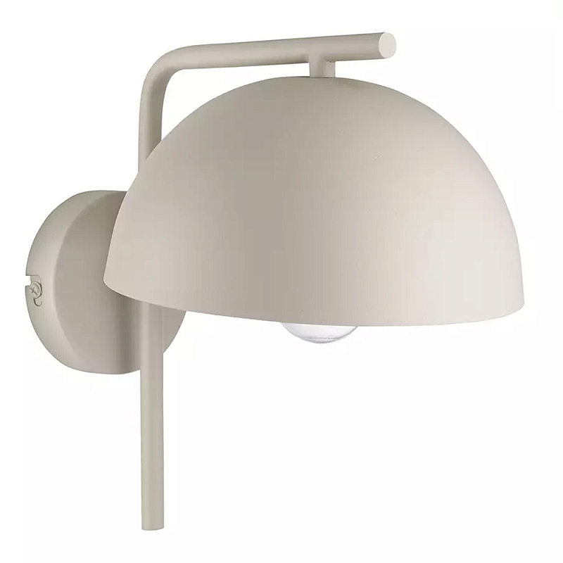 Бра бежевое с полукруглым плафоном Beige Wall Lamp Бежевый Бра бежевое с полукруглым плафоном Beige Wall Lamp Бежевый в Кирове | Loft Concept