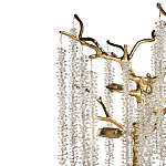 Лампа настольная со стеклянными подвесами цвет золото FAIRYTREE Light варинант исполнения - 2 | Loft Concept в Кирове