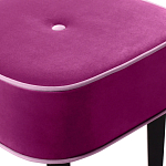 Квадратный мягкий пуф на черных ножках Winton Pouf Square варинант исполнения - 18 | Loft Concept в Кирове