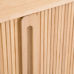 Длинный низкий буфет с 2-мя раздвижными дверцами Toinette Light Cupboard варинант исполнения - 11 | Loft Concept в Кирове