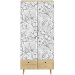 Шкаф с принтом Cotton варинант исполнения - 2 | Loft Concept в Кирове