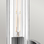 Бра для ванных комнат с прозрачным цилиндрическим плафоном на круглом основании Hinkley варинант исполнения - 10 | Loft Concept в Кирове