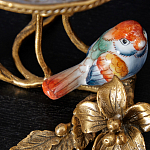 Чаша на ножке из стекла с бронзовыми элементами Bronze Branch варинант исполнения - 2 | Loft Concept в Кирове