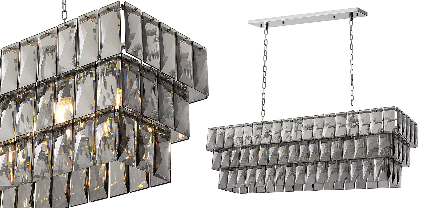 Люстра Eichholtz Chandelier Amazone Rectangular Nickel Люстра Eichholtz Chandelier Amazone Rectangular Nickel - Loft-Concept в Кирове