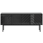 Длинная тумба с зеркальным декором Serena варинант исполнения - 3 | Loft Concept в Кирове