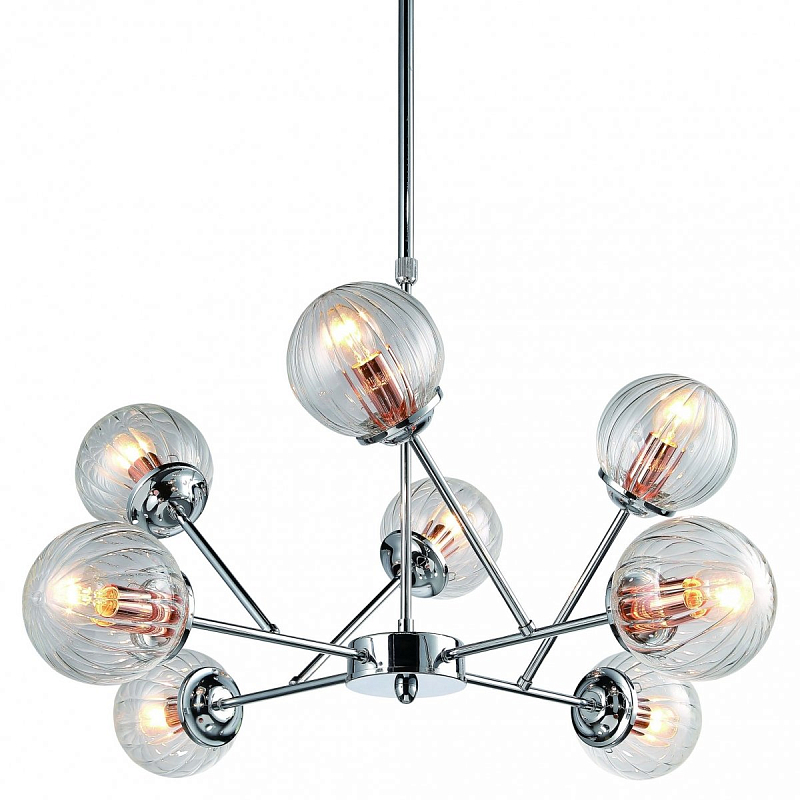 Люстра Proto Chandelier Хром Люстра Proto Chandelier Хром в Кирове | Loft Concept