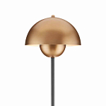 Торшер с куполообразным абажуром на чёрном мраморном основании Riverside Floor Lamp варинант исполнения - 1 | Loft Concept в Кирове