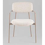 Стул Doe с подклокотниками молочный варинант исполнения - 4 | Loft Concept в Кирове