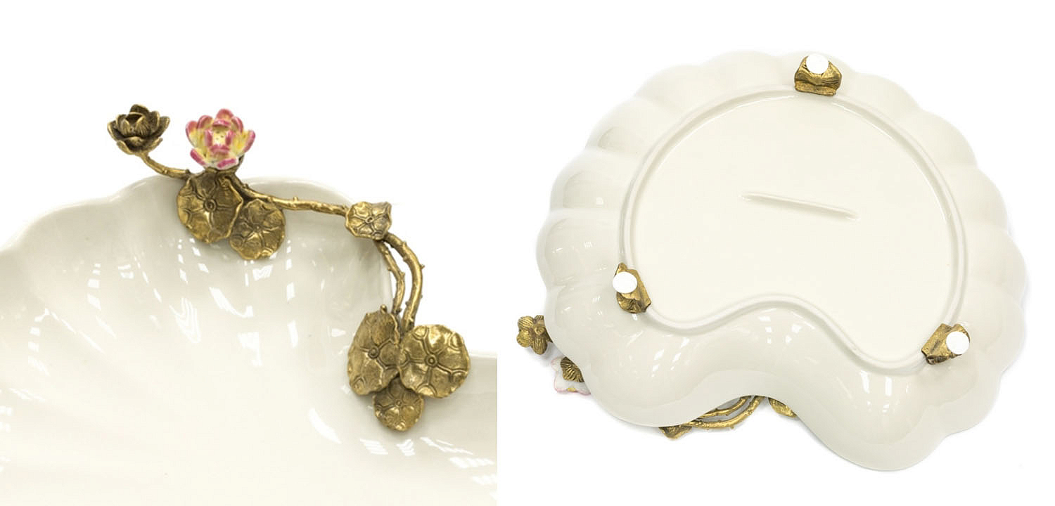 Блюдо Dish White Shell - Loft-Concept в Кирове