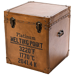 Сундук кожаный в винтажном стиле Brown Leather Chest варинант исполнения - 1 | Loft Concept в Кирове